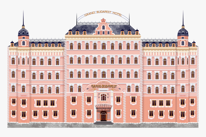 Animations On Behance - Grand Budapest Hotel Sticker, HD Png Download