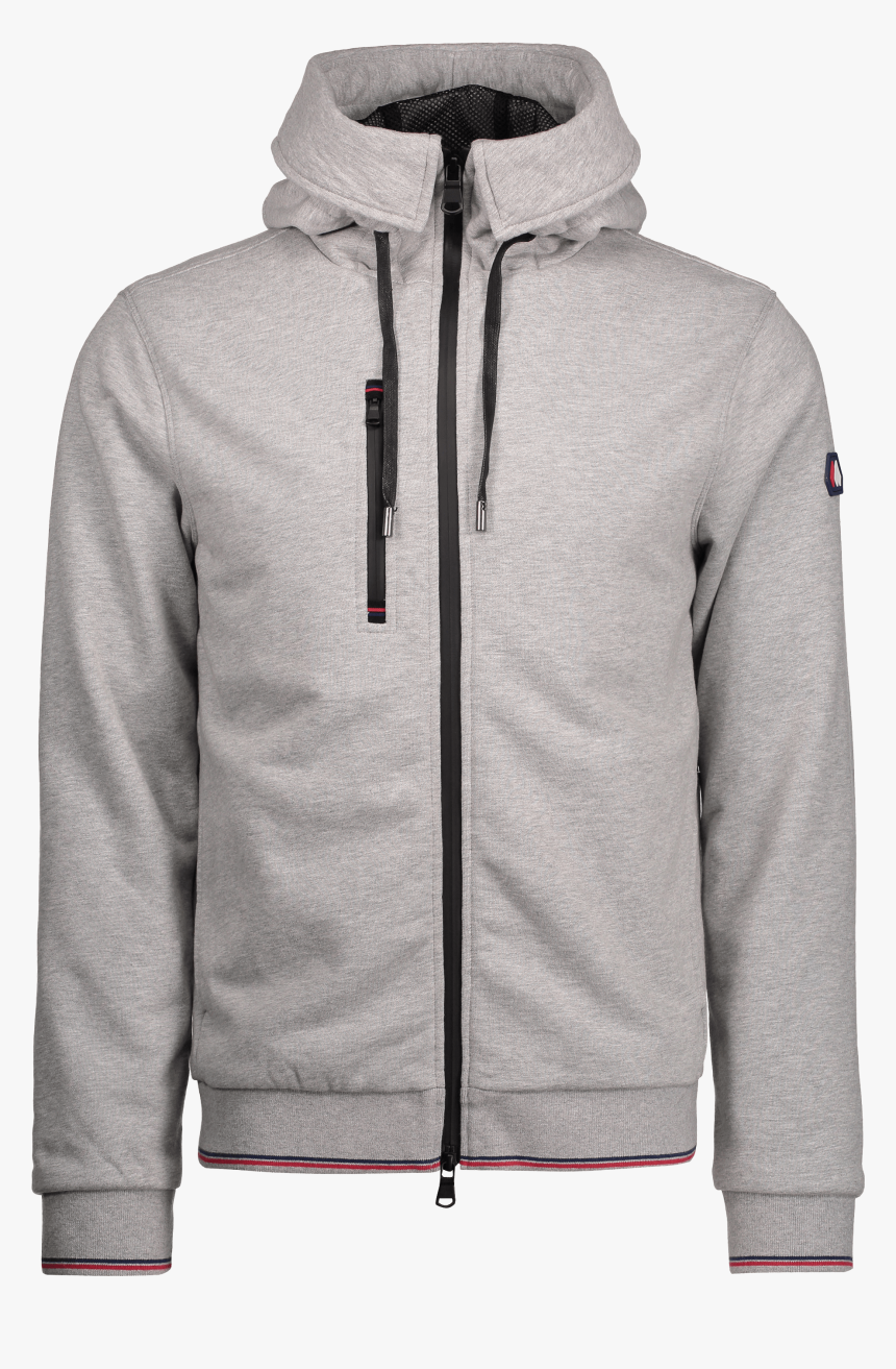 회색 후드 집업 슬랙스, HD Png Download