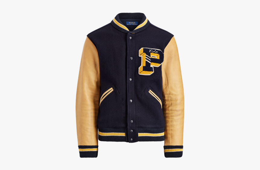 wool blend letterman jacket ralph lauren