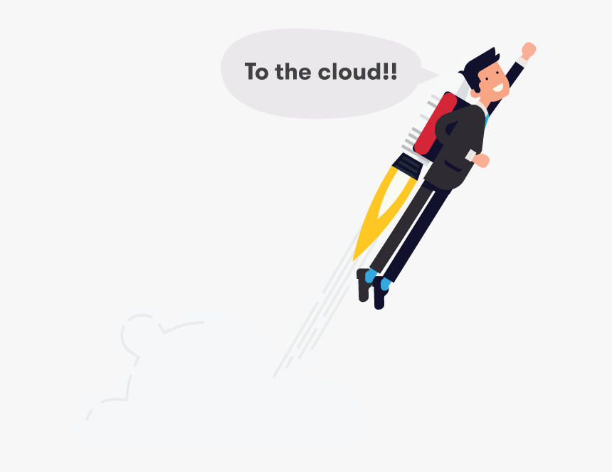 Cloud It Services And Software - Cartoon, HD Png Download