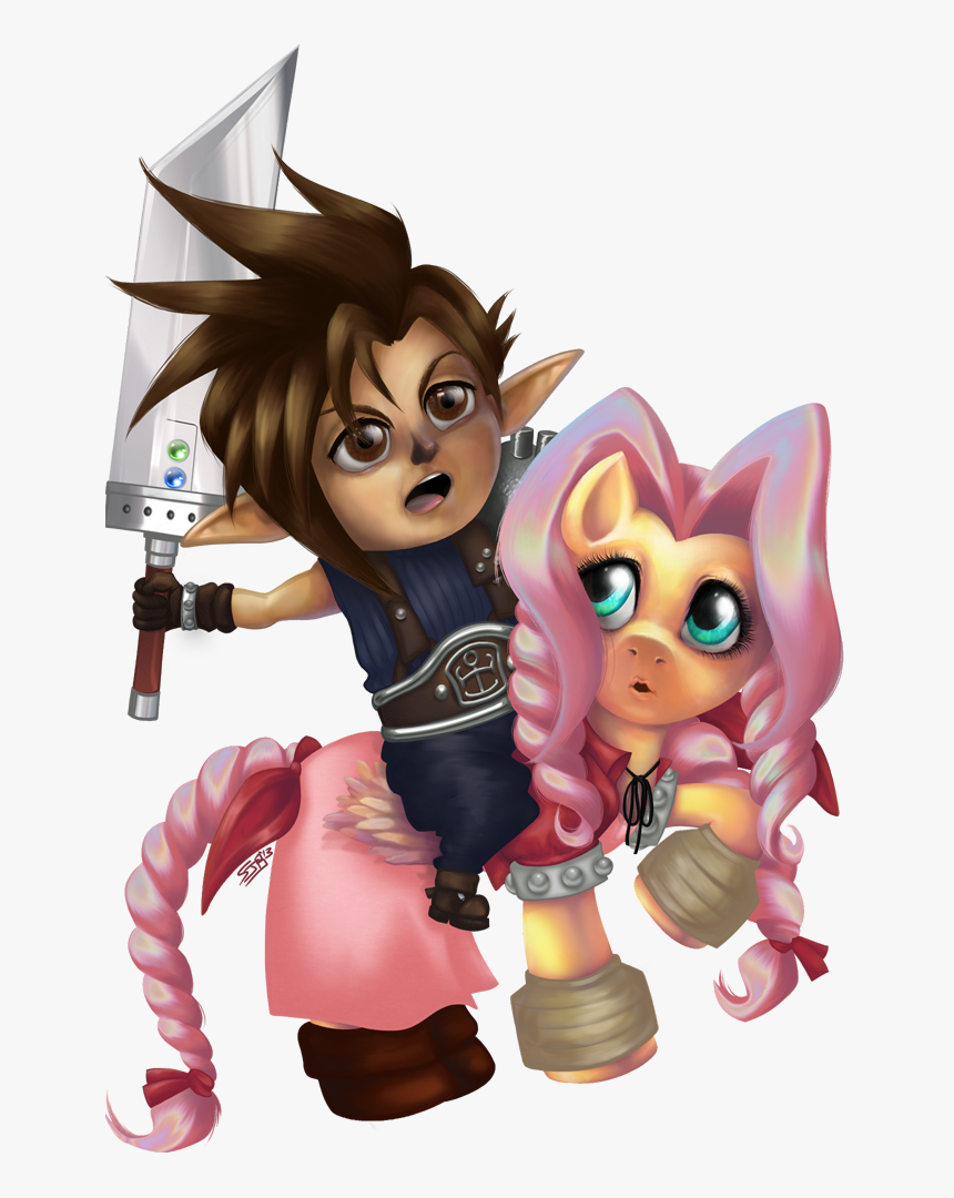 Aerith Gainsborough, Artist - Cartoon, HD Png Download