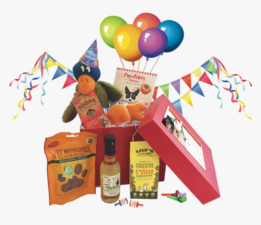 Petshop Postie Birthday Gift Box - Transparent Flag Banner Clipart, HD Png Download