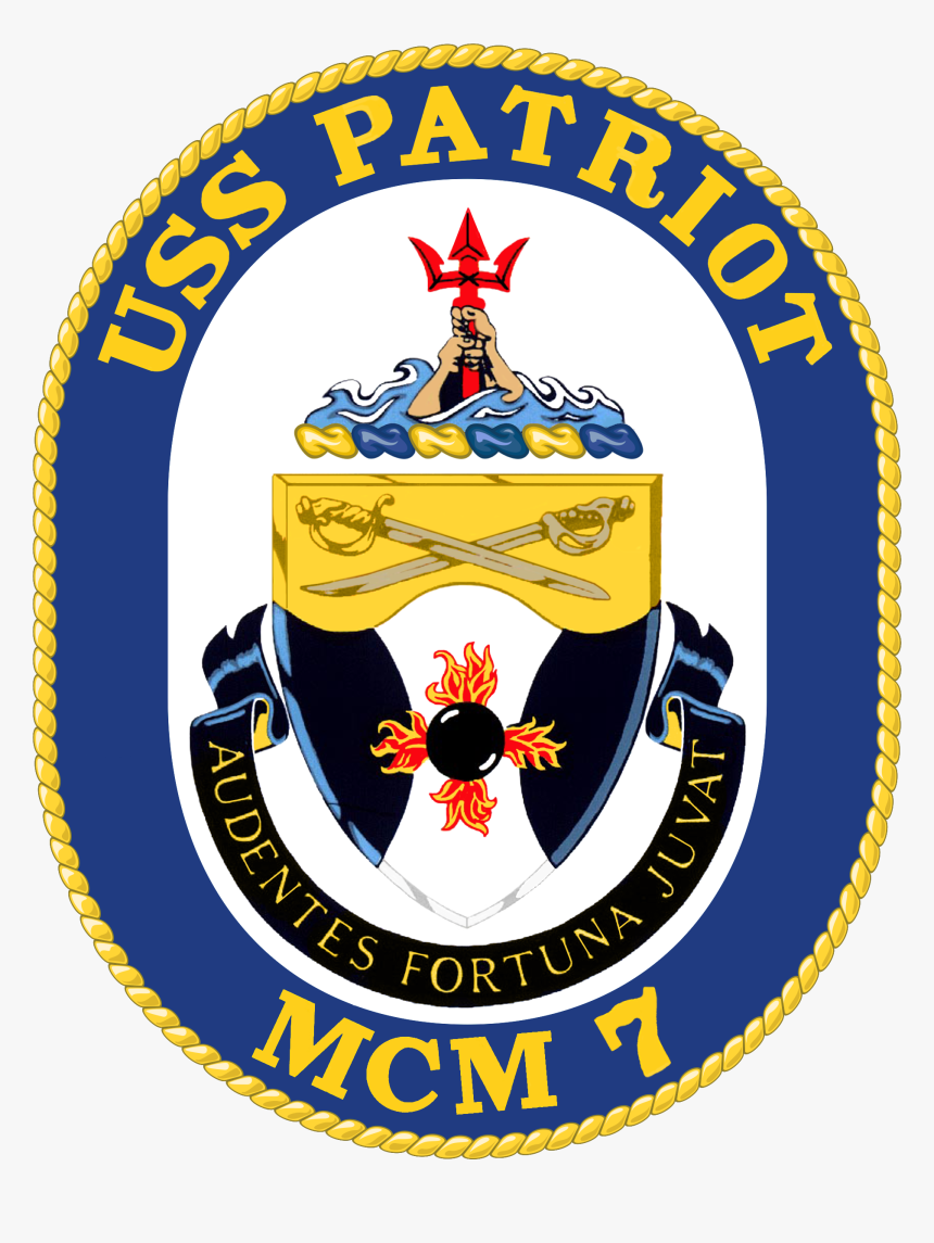 Uss Patriot Mcm-7 Crest - Uss Chief Mcm 14 Crest, HD Png Download