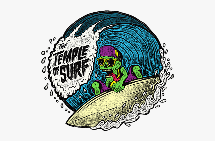 Surf Surfing Fremantle Skull Club Football Illustration - Surf Illustration, HD Png Download