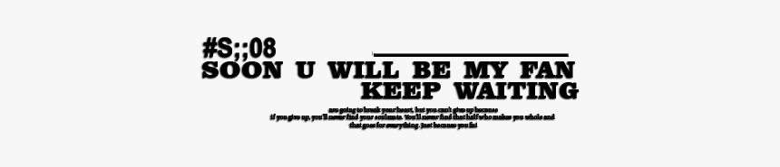 Waiting For You Png Text, Transparent Png