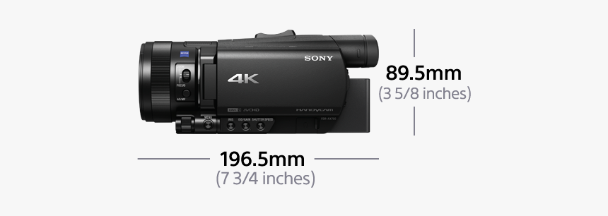 Fdr Ax700 4k Hdr Camcorder, , Product Image 
 Title - Video Camera, HD Png Download