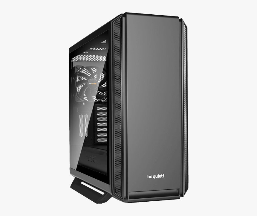 Silent Base 801 Tempered Glass, No Psu, E-atx, Black, - Quiet Silent Base 801, HD Png Download