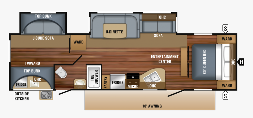 2018 Jayco Jay Flight Slx 287bhs, HD Png Download