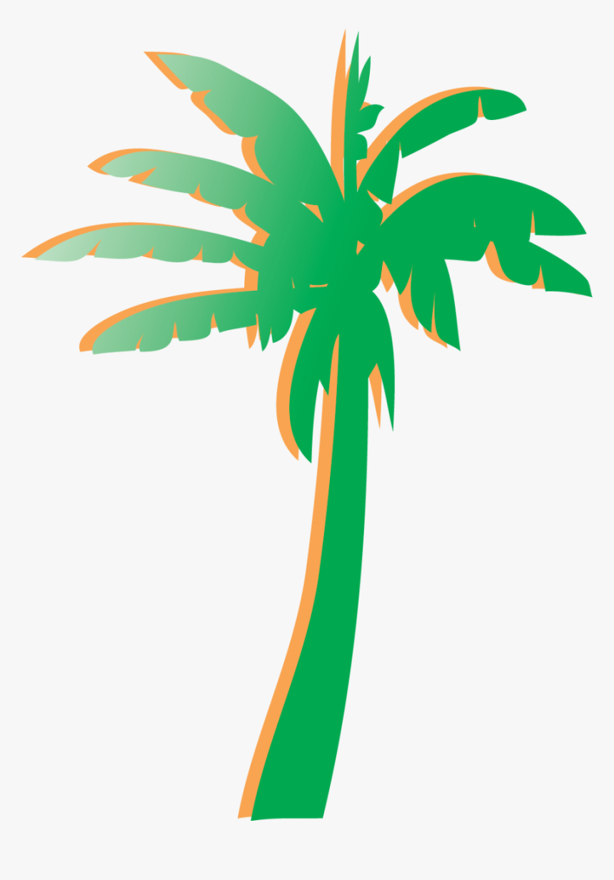 Palm Tree Graphic Png Jpg Library Stock - Green Lodging Florida, Transparent Png