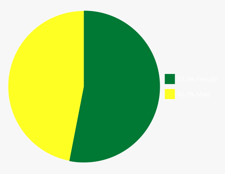 Pie Chart Of Enrollment Of Students By Sex - University Of Oregon Total Enrollment, HD Png Download