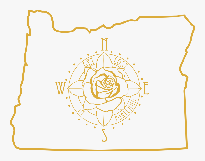 Oregon Outline, HD Png Download
