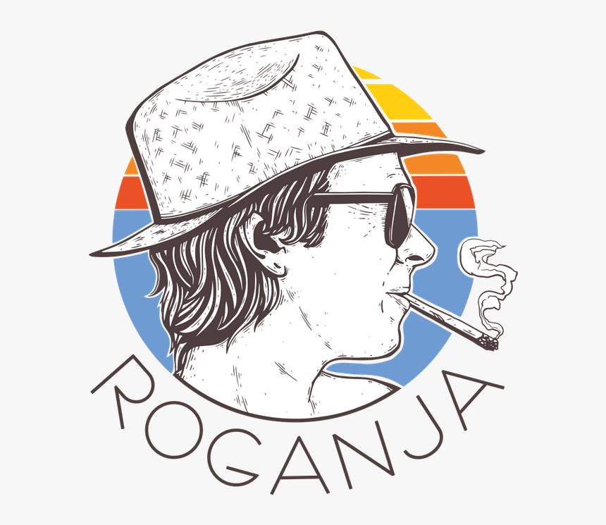Roganja Logo Prime White Outline - Illustration, HD Png Download