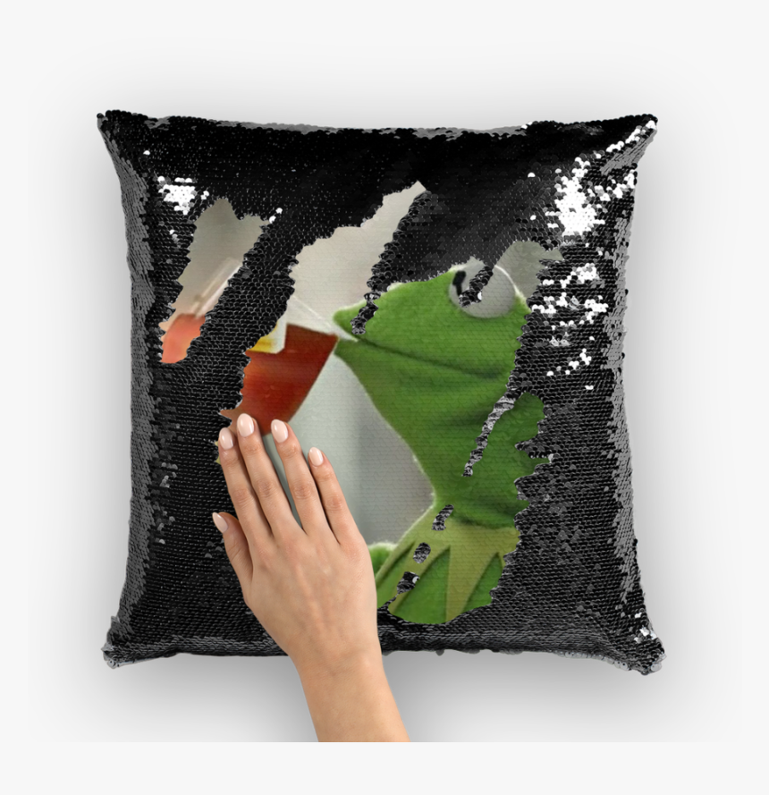 Transparent Kermit Png - Ainsley Harriott Sequin Cushion, Png Download