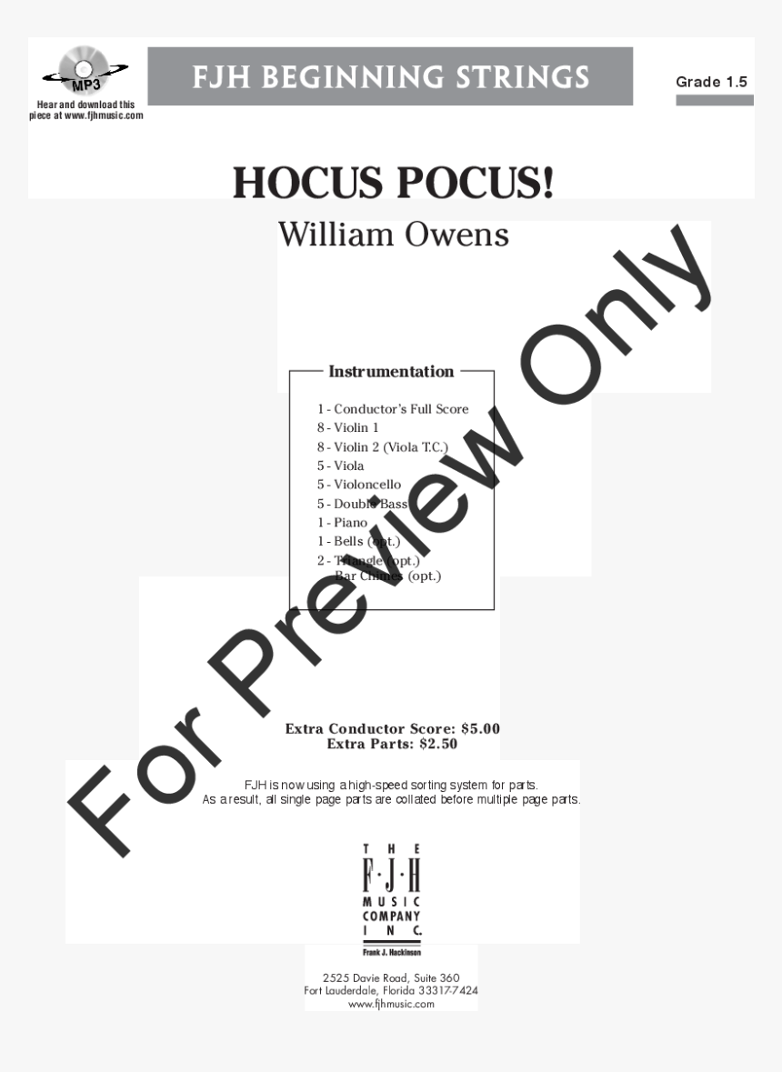 Thumbnail Hocus Pocus - Fjh Music, HD Png Download