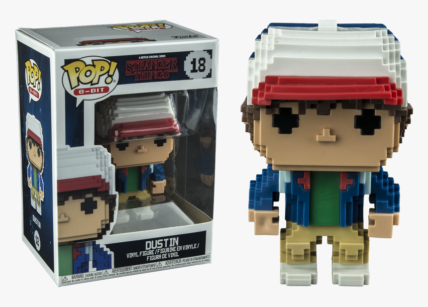 Funko Pop Stranger Things Dustin 8 Bit, HD Png Download