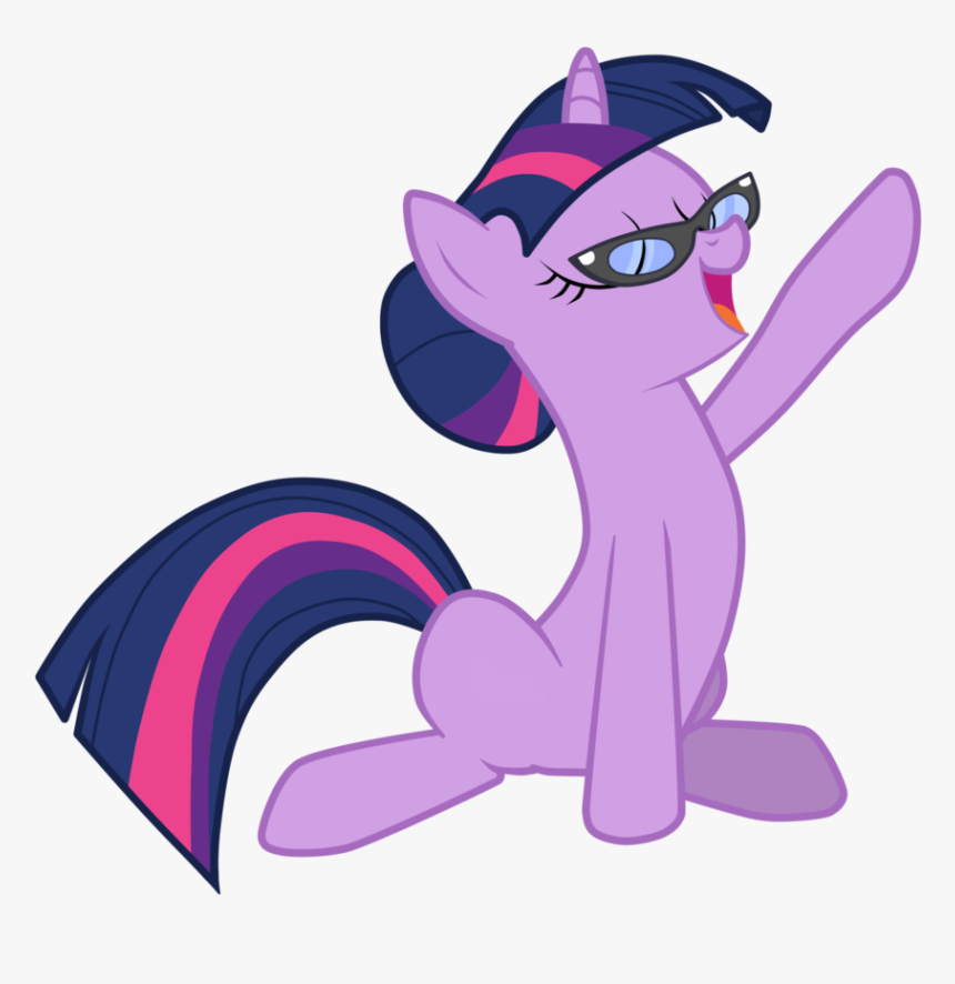 Twilight Sparkle With Glasses, HD Png Download