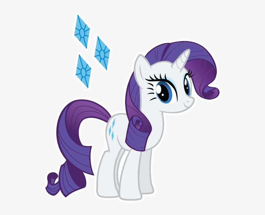 My Little Pony Rarity Happy, HD Png Download