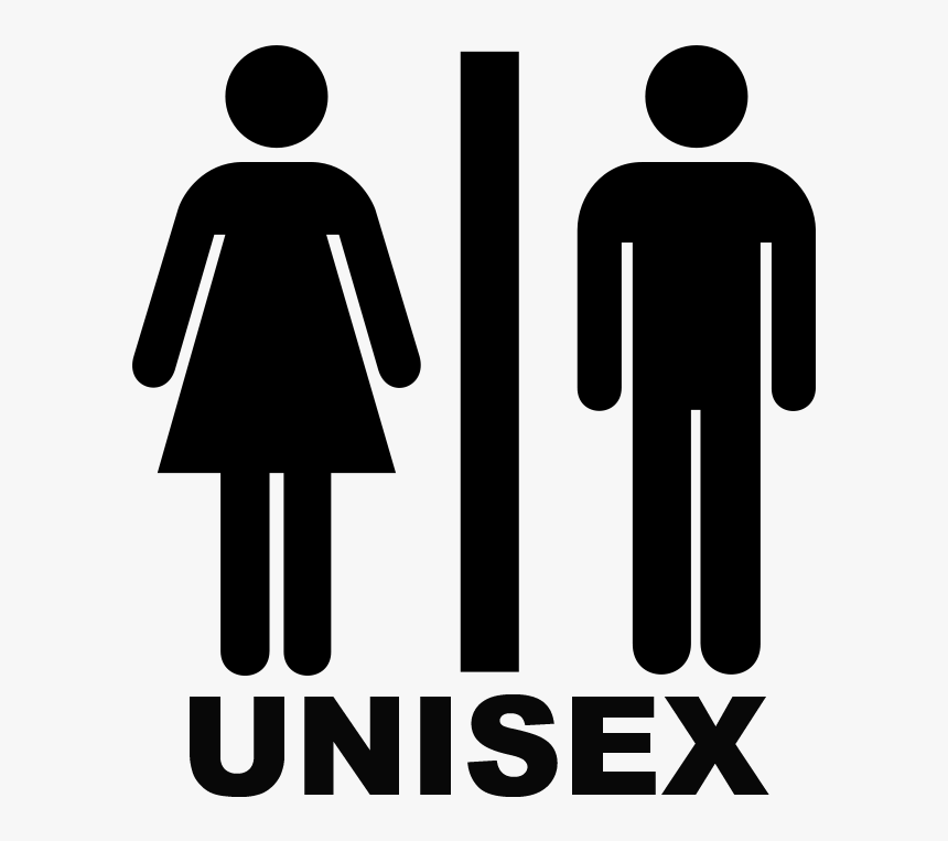 Unisex Bathroom Sign - Rotulos De Baños Damas Y Caballeros, HD Png Download