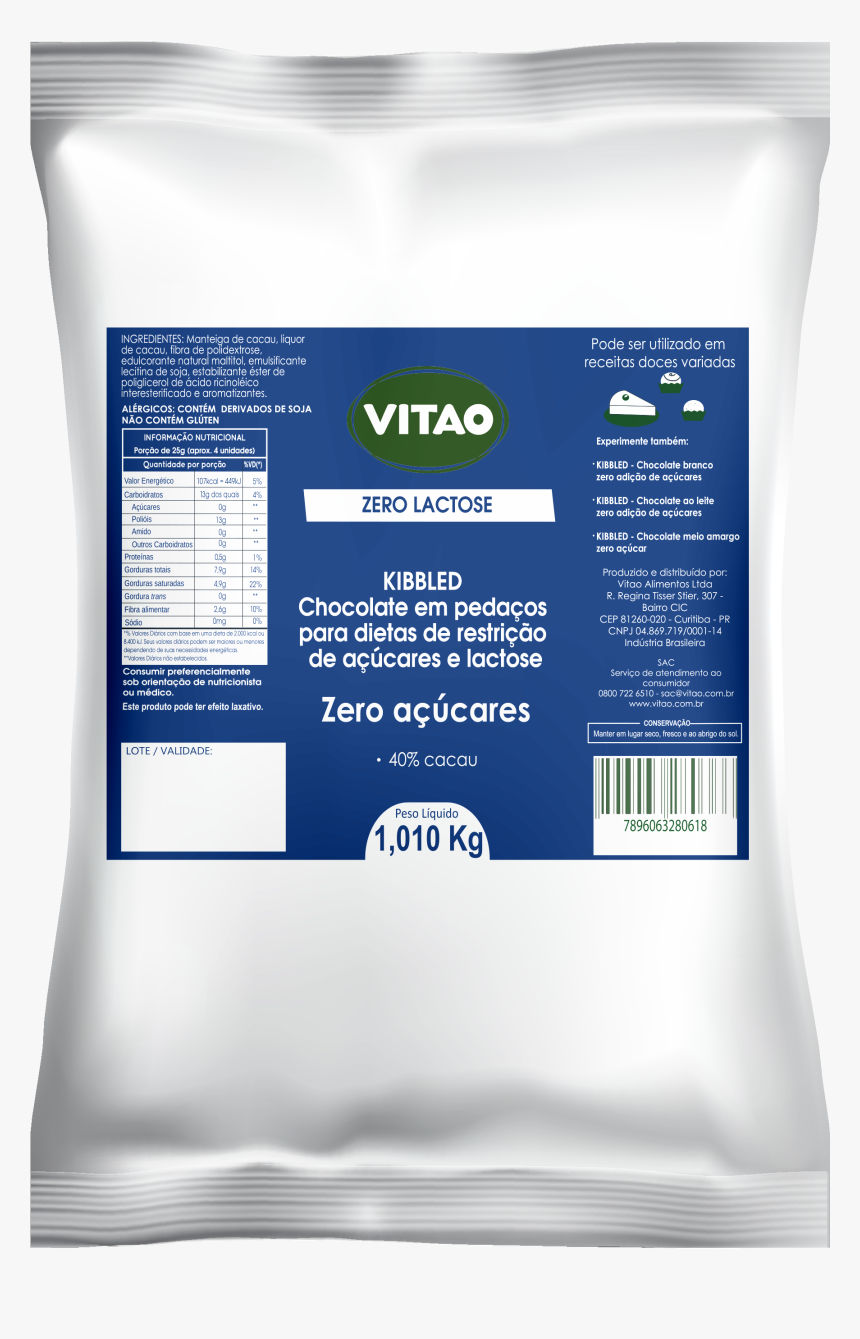 Chocolate Branco Zero Lactose, HD Png Download