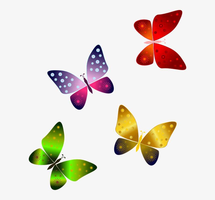 Borboletas, Borboleta Vermelha, Borboleta Verde, Roxo - Red Butterfly Hd, HD Png Download