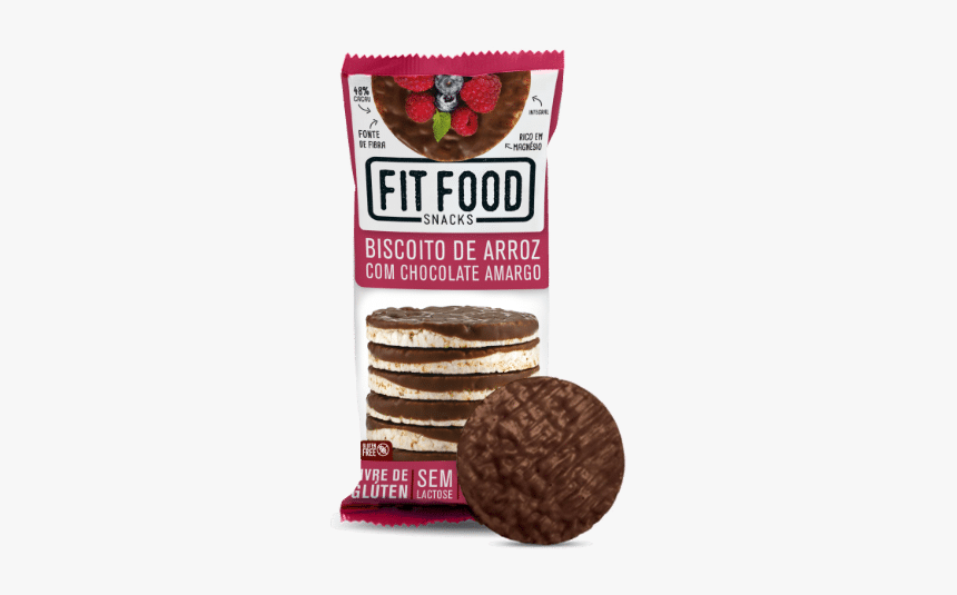 Biscoito De Arroz Com Chocolate Amargo G - Biscoito De Arroz Com Chocolate, HD Png Download