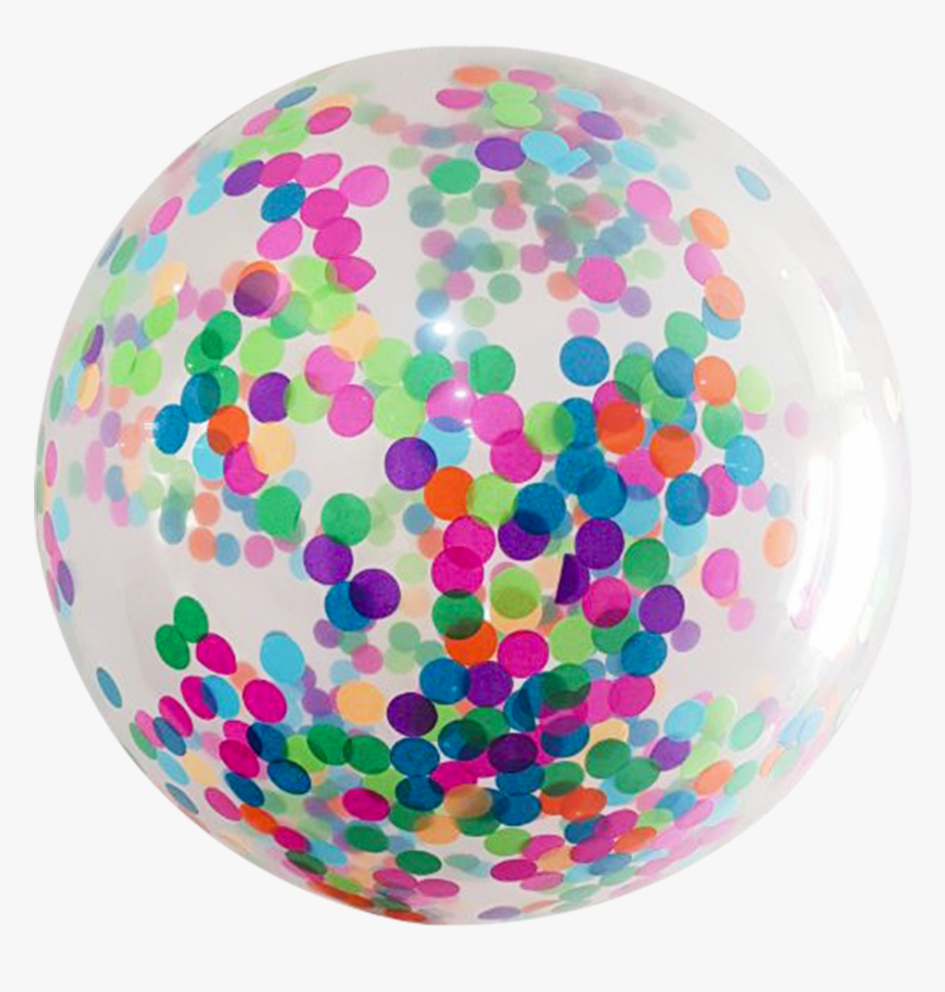 Globo Confeti No - Globo Con Confeti Payaso, HD Png Download