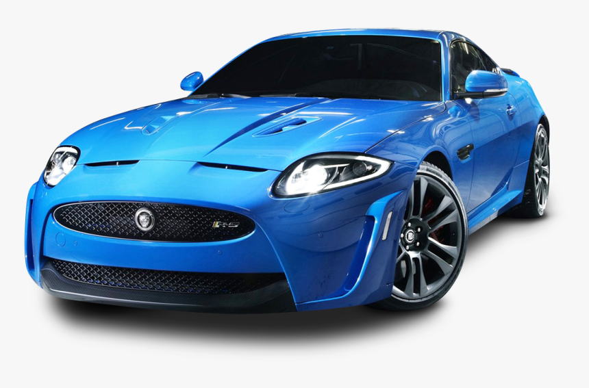 Jaguar Xkr S Blue Car Png Image - Jaguar Xkr S 2012, Transparent Png