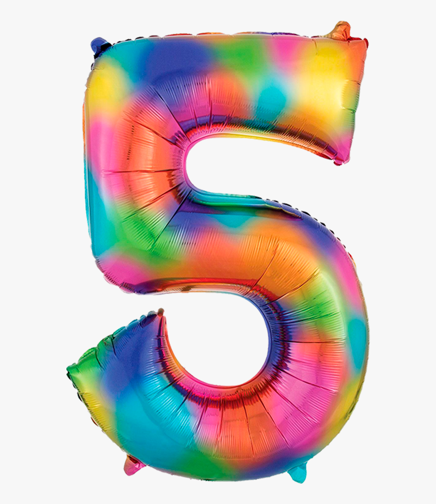 Number 5 Foil Balloon, HD Png Download