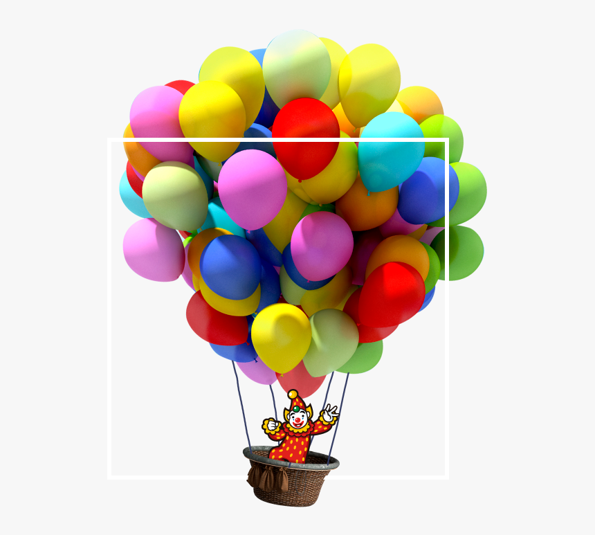 Globos De Colores - Hot Air Balloon, HD Png Download