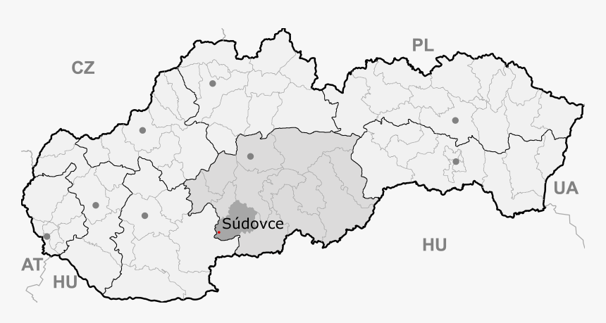 Sudovce - Krupina Mapa, HD Png Download