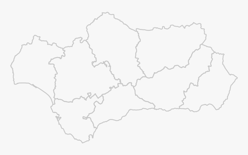 Mapa De Andalucia, HD Png Download