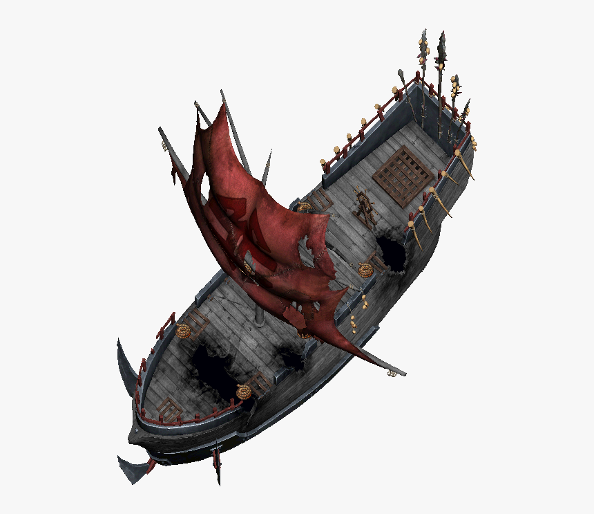 Transparent Viking Ship Png - Orc Ship, Png Download
