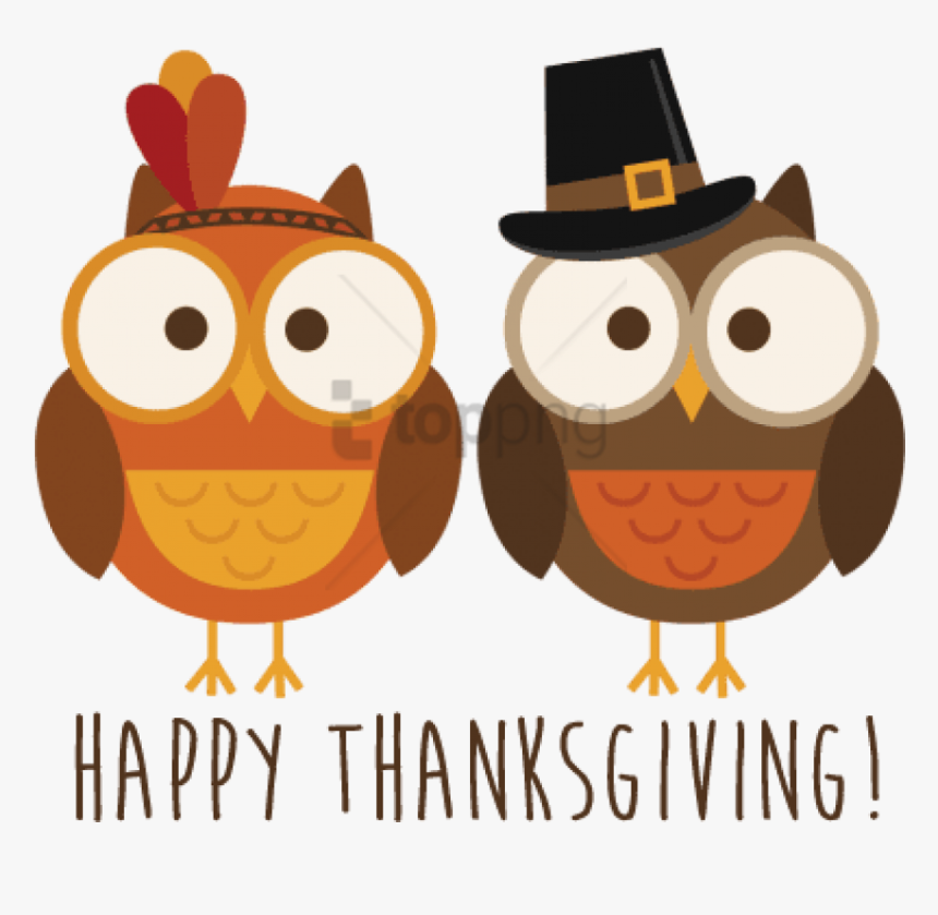 Owl - Thanksgiving Clip Art, HD Png Download