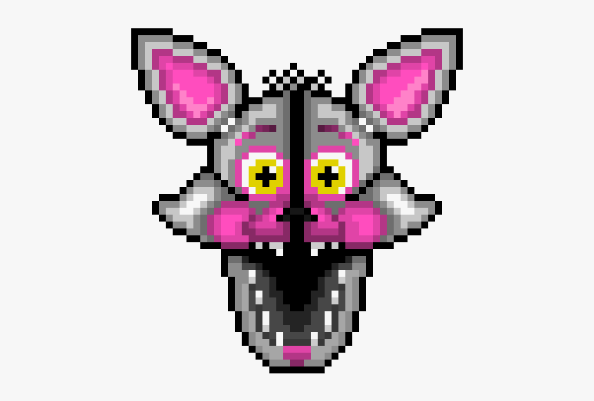 Funtime Foxy Pixel Art, HD Png Download