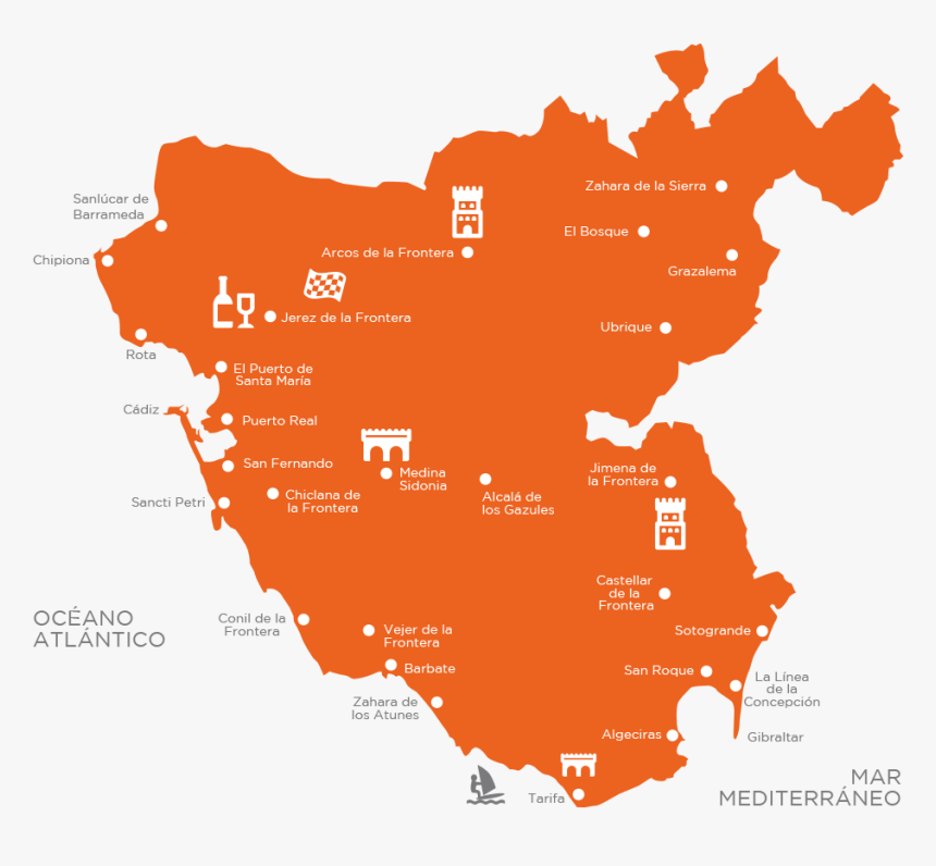 Densidad De Poblacion Cadiz, HD Png Download