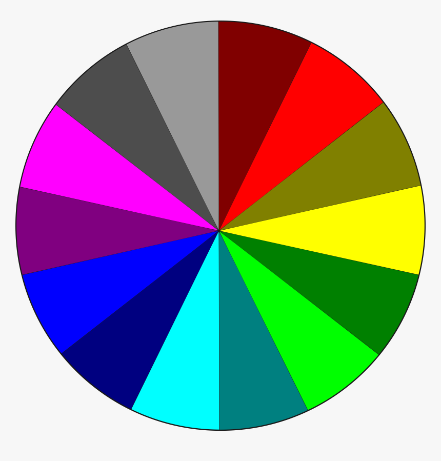 Pie Chart Clip Arts - Pie Chart 14 Slices, HD Png Download