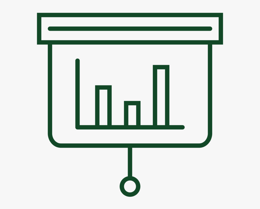 Business Chart Icon Green - Gate Way Of India Icon, HD Png Download