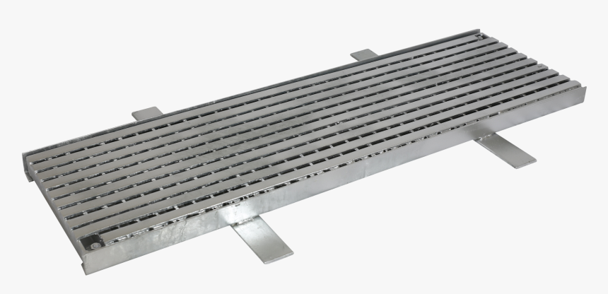 Galvanised Heelproof Trench Grates - Outdoor Bench, HD Png Download