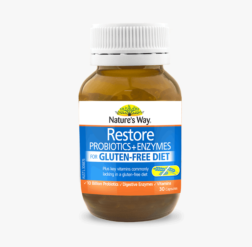 28513 Nw Restore Probiotic Glutenfree 30s - Fruit, HD Png Download