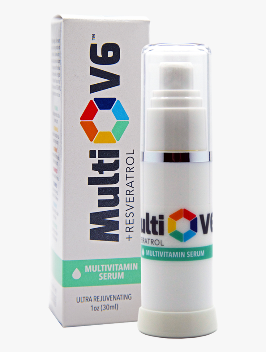 Multiv6 Multivitamin Serum Is A Lightweight Formula - Box, HD Png Download