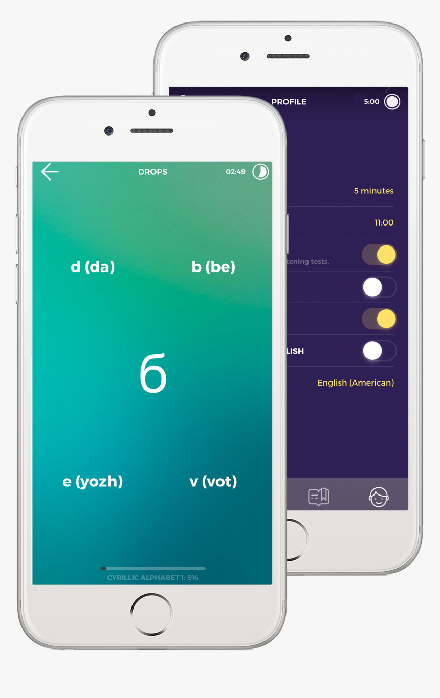 Learn Russian Cyrillic With Scripts In 5 Minutes A - Mobile App Change Language Button, HD Png Download