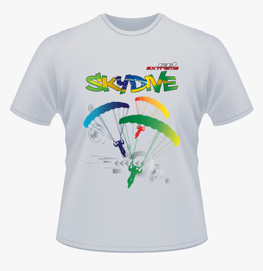 Skydiving T Shirts - T Shirt, HD Png Download