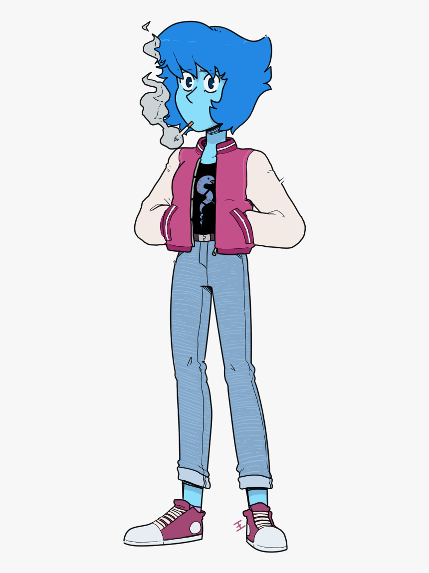 Steven Universe Lapis Lazuli Smoking, HD Png Download