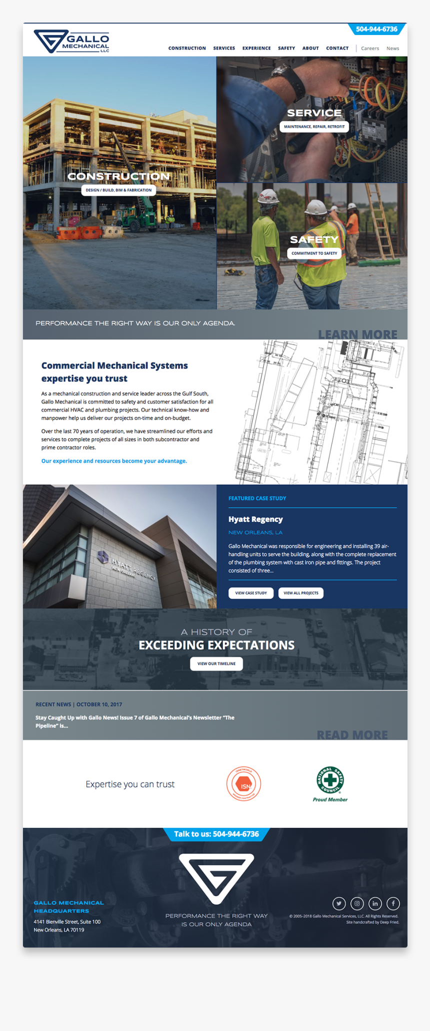 Gallo Mechanical Responsive Website- Deep Fried Advertising - Flyer, HD Png Download