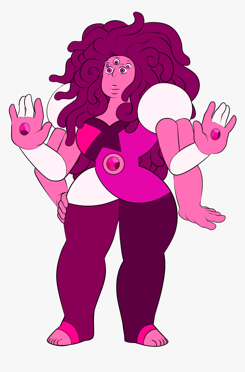 Garnet Rose Quartz Rosalite - Garnet And Rose Fusion, HD Png Download