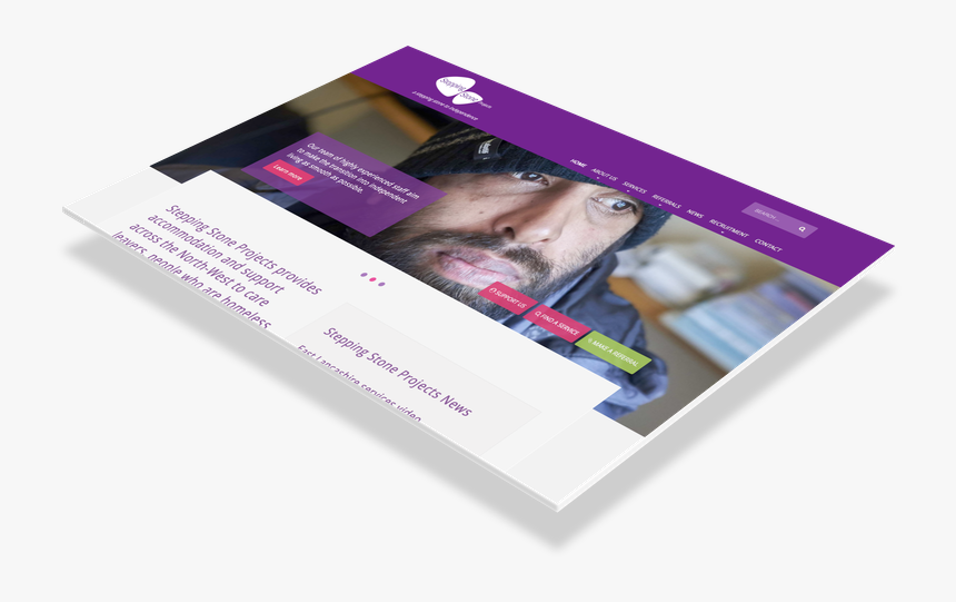 Stepping Stone Projects Provide Support For Vulnerable - Flyer, HD Png Download