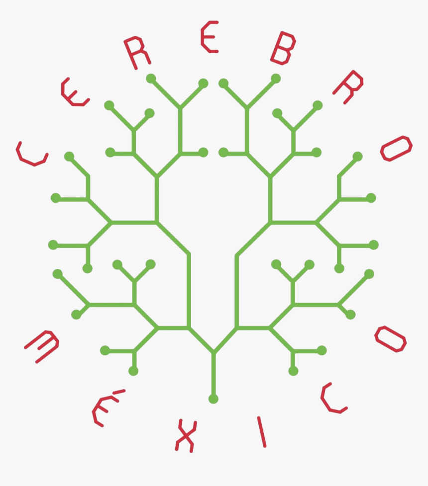 Cerebro México - Chemistry Model Vector, HD Png Download