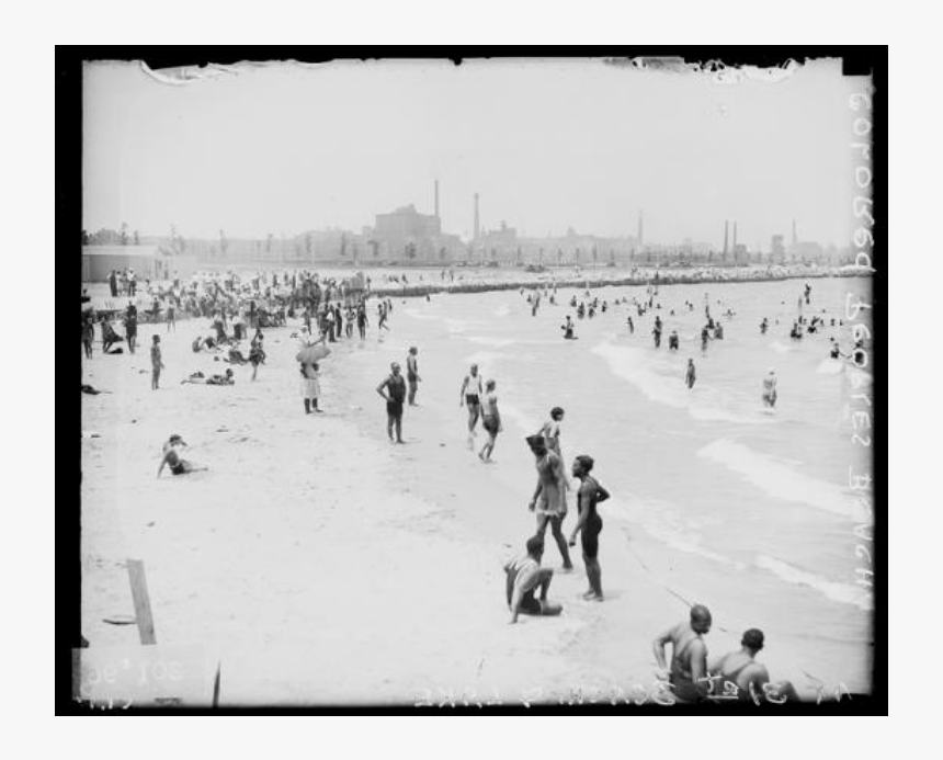 01 Chicago Daily News, 31st Street Beach 1931 - Monochrome, HD Png Download