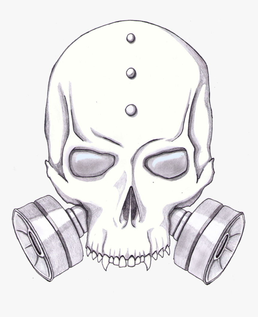 Gasmasks Post Apocalyptic Drawings, HD Png Download