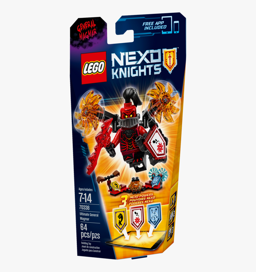Nexo Knights Ultimate General Magmar, HD Png Download